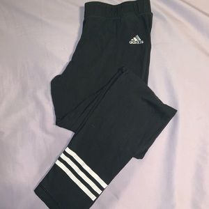 Adidas Black striped legging